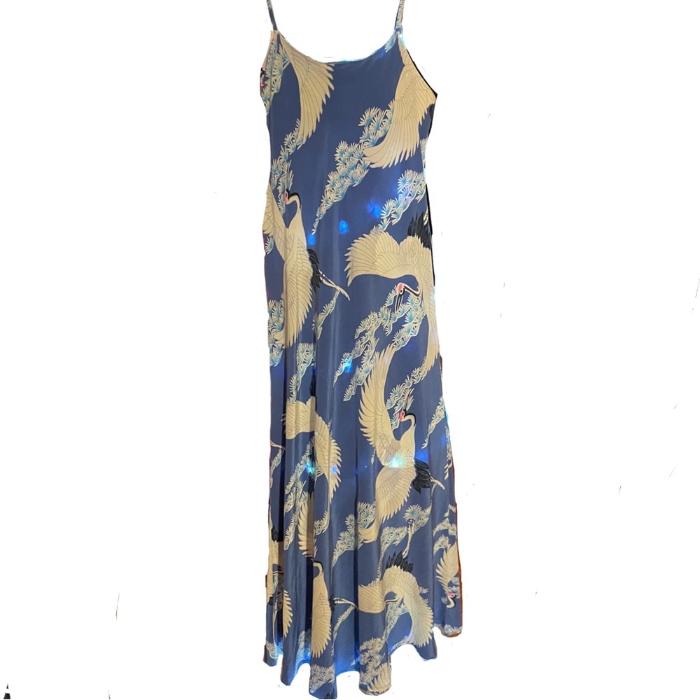 Avanti Vintage Hawaiian Silk Dress from 1980’s